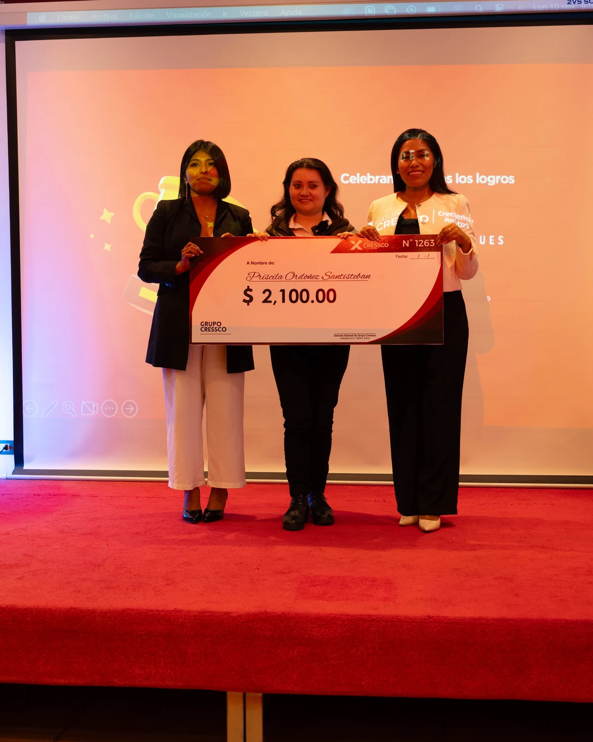 Reconocimiento al equipo comercial de Grupo Cressco
